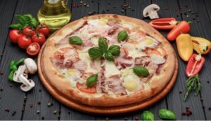 Рецепт вкусной пиццы Карбонара