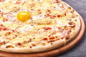 Рецепт вкусной пиццы Карбонара
